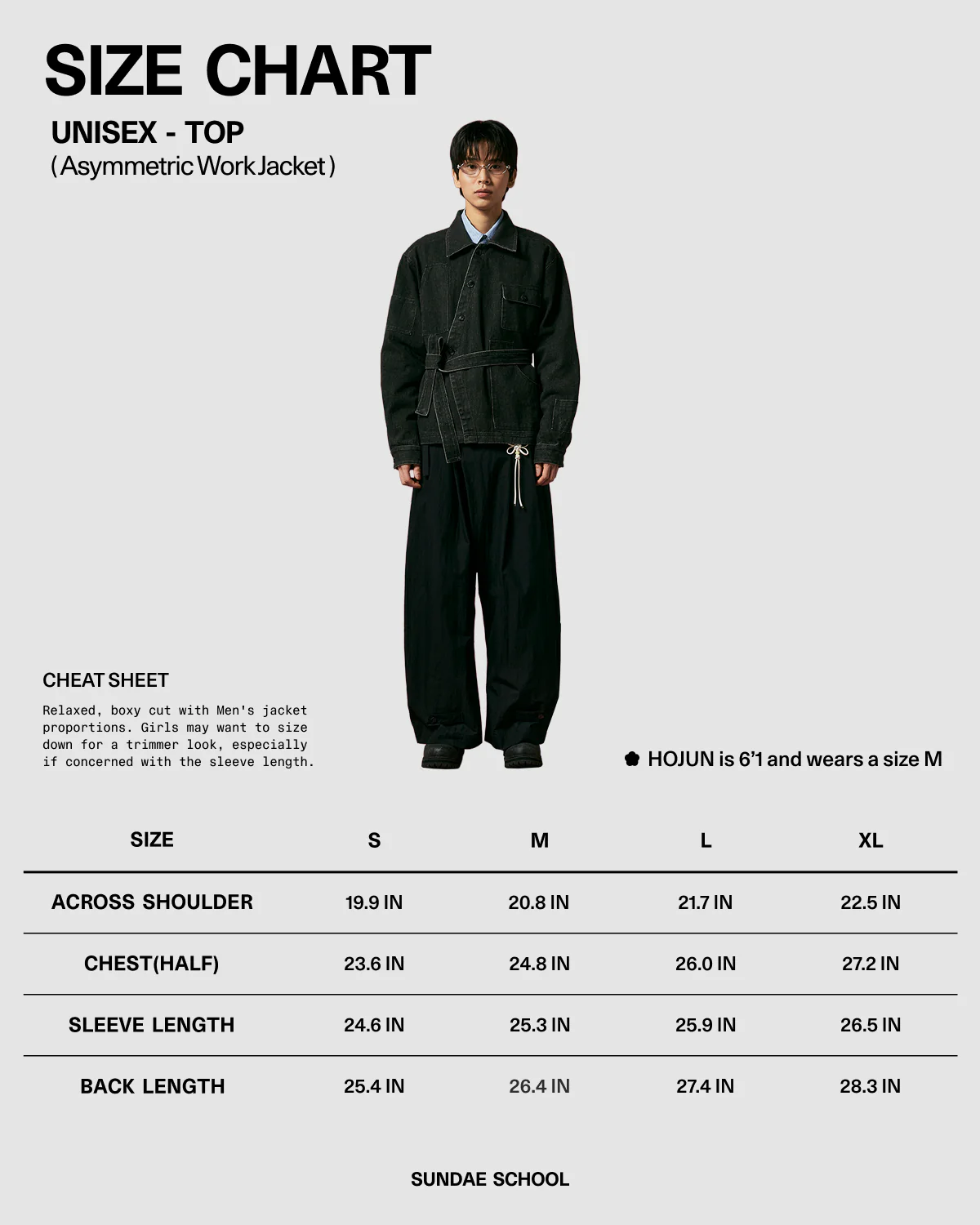 BLACK ASYMMETRIC WORK JACKET - Image 11