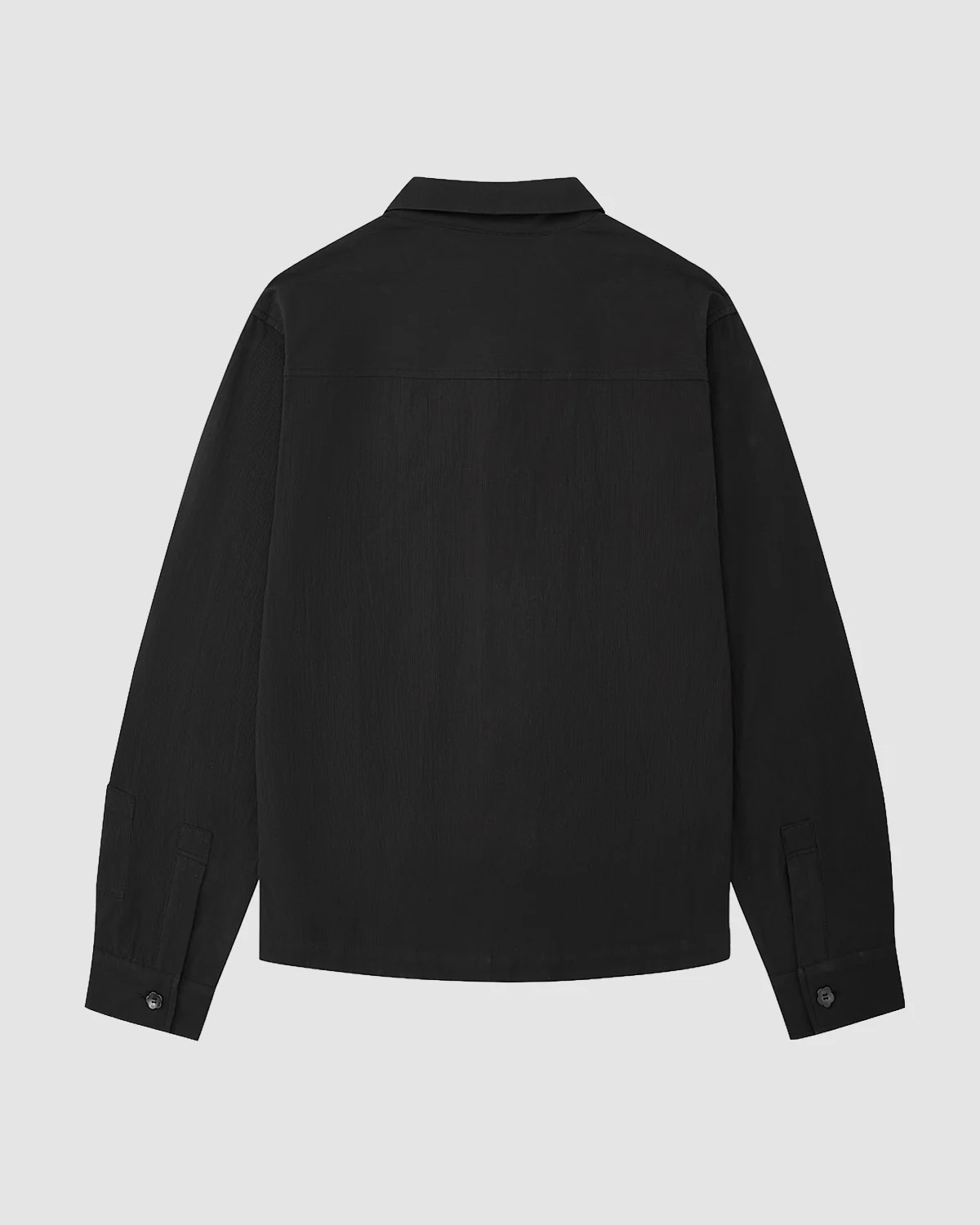 BLACK CHINA COLLAR KNOT SHACKET - Image 3