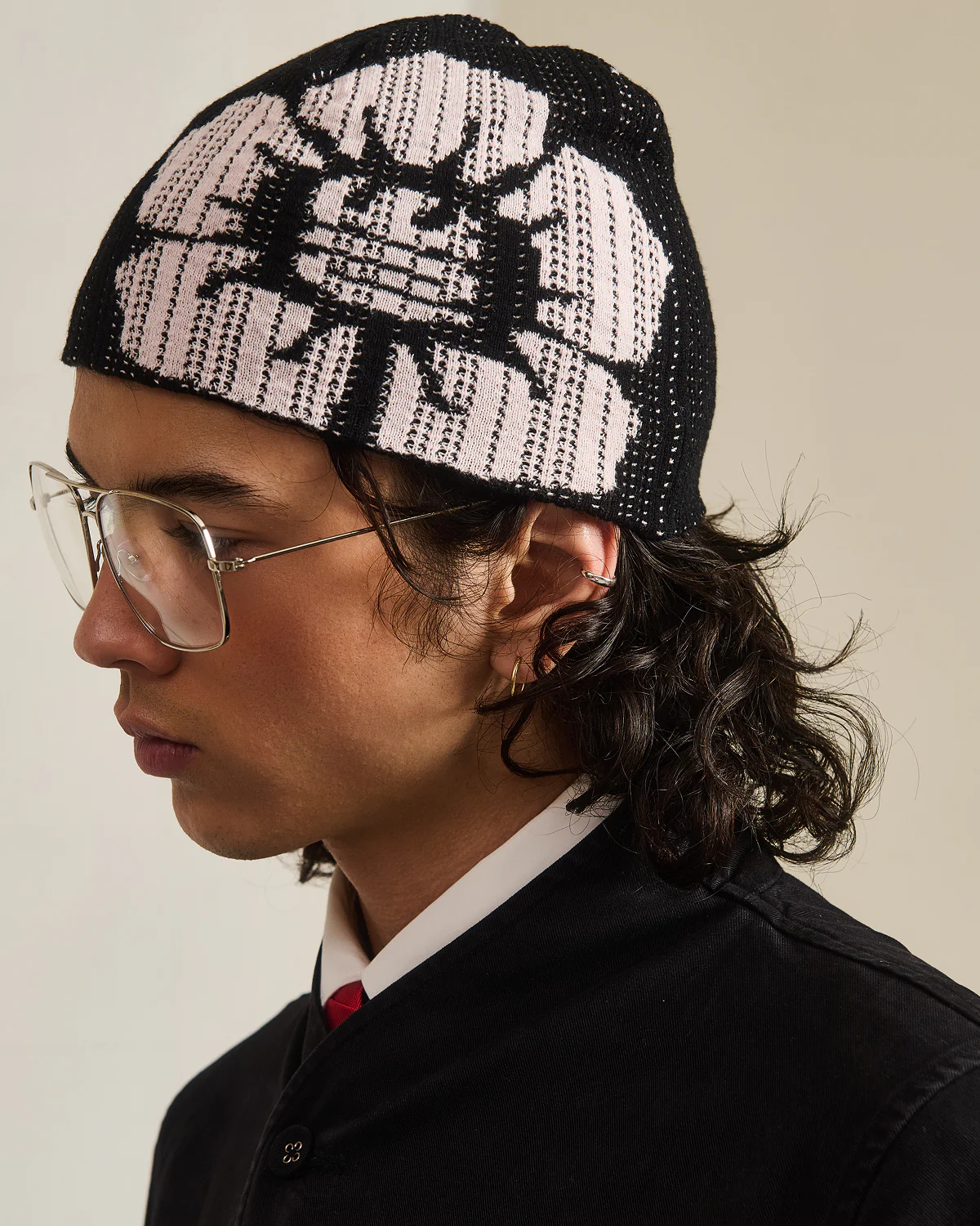 BLACK DDUL KNIT BEANIE - Image 4
