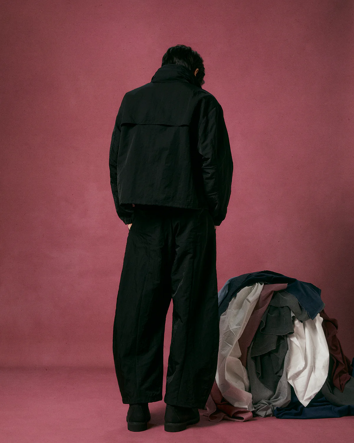 BLACK HANBOK TRACK JACKET - Image 6