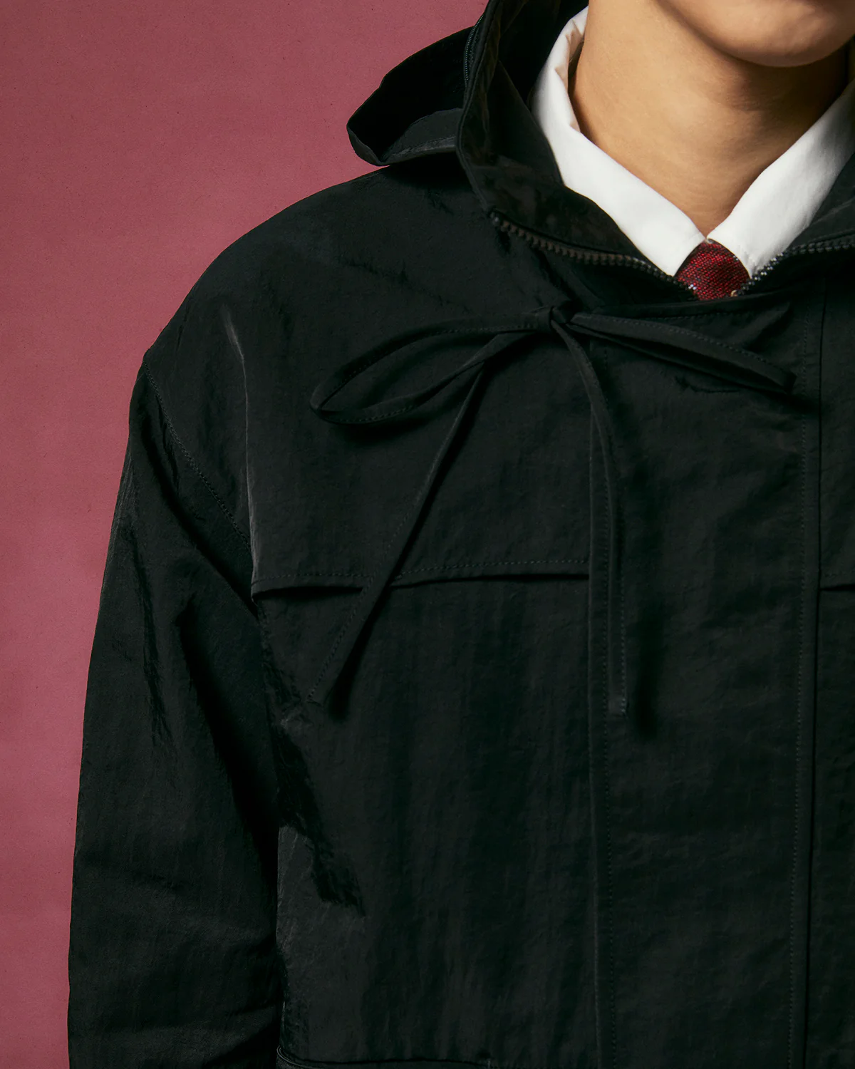 BLACK HANBOK TRACK JACKET - Image 9