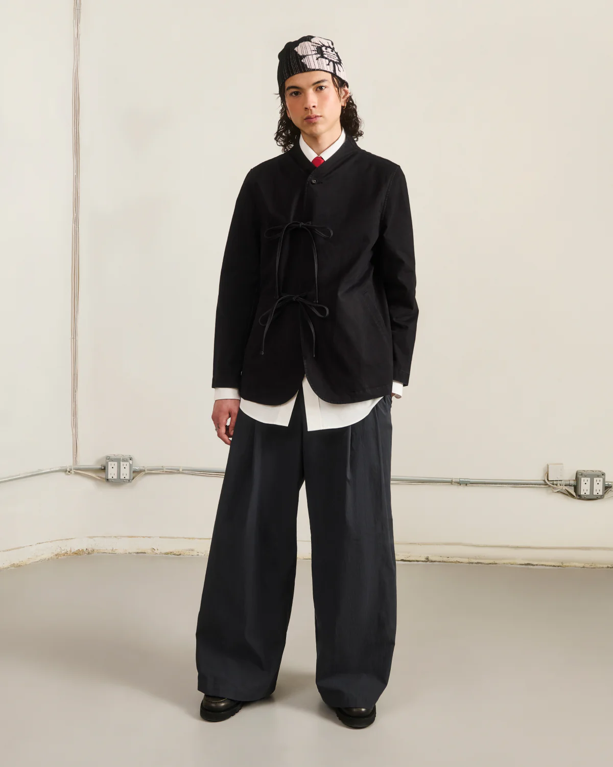 BLACK JEOGORI TIE JACKET - Image 2