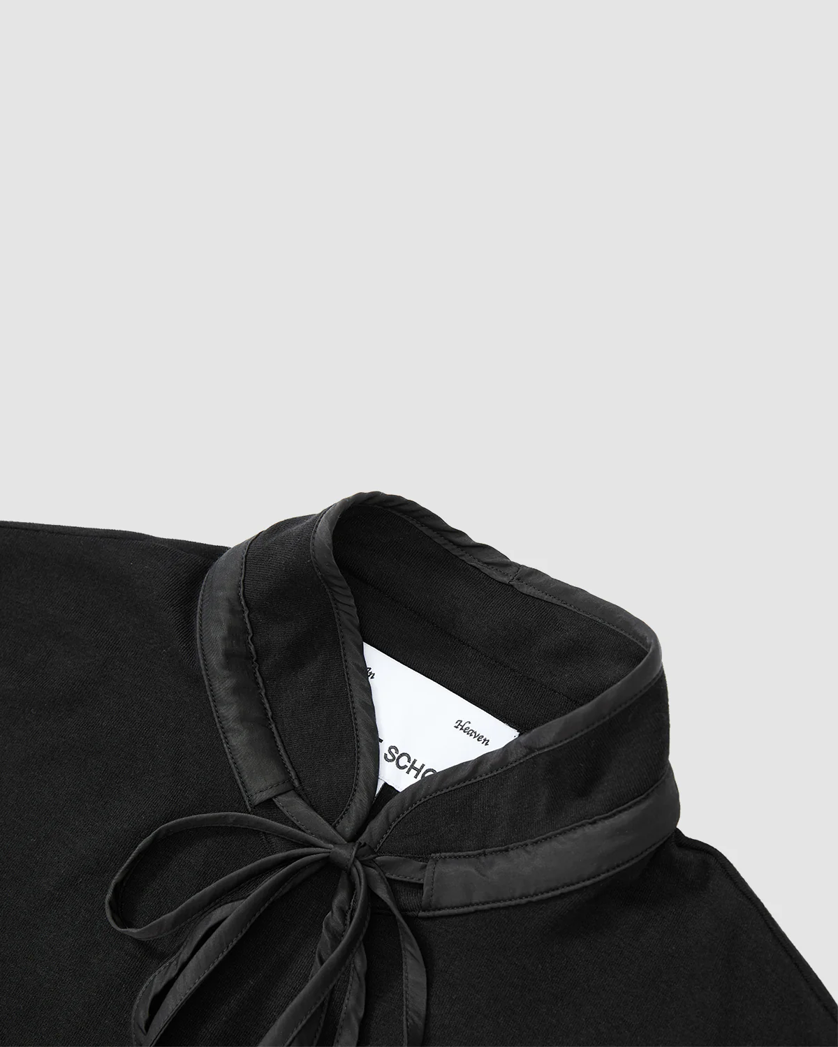 BLACK RIBBON TIE POLO - Image 8