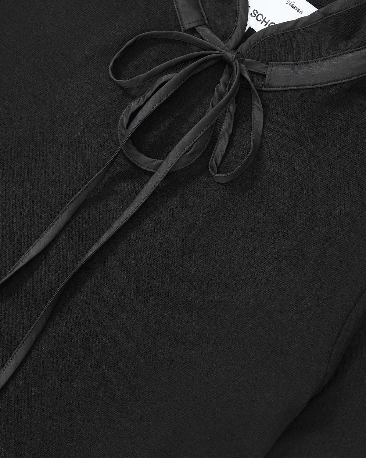 BLACK RIBBON TIE POLO - Image 9