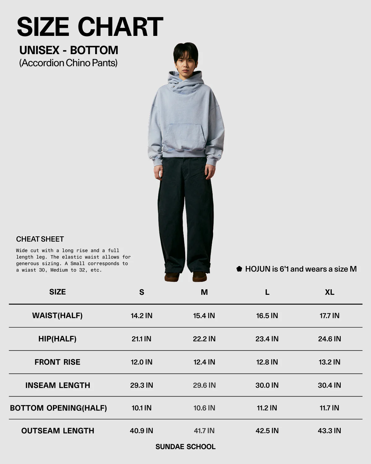 CHARCOAL ACCORDION CHINO PANTS - Image 8