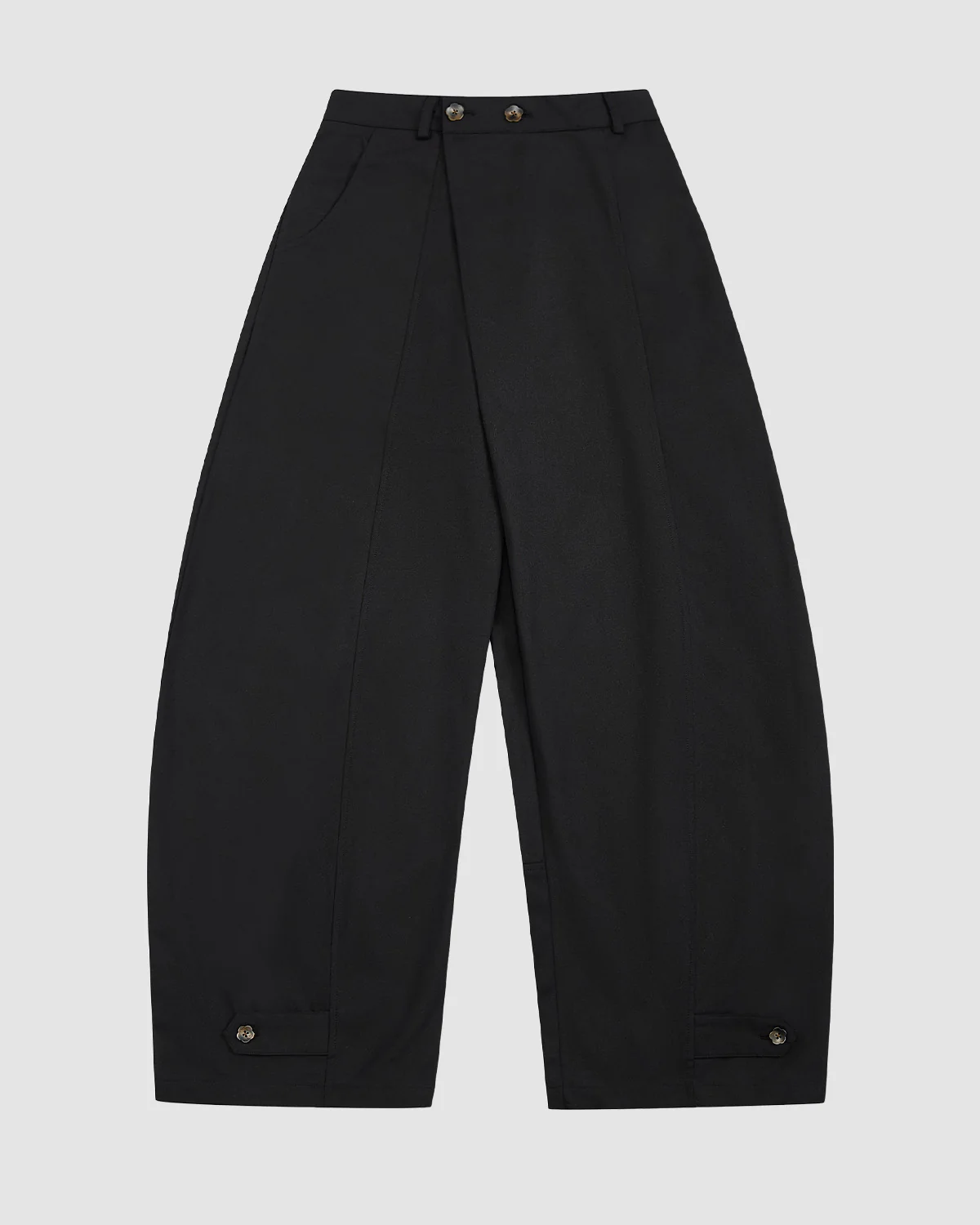 BLACK HANBOK BALLOON PANTS