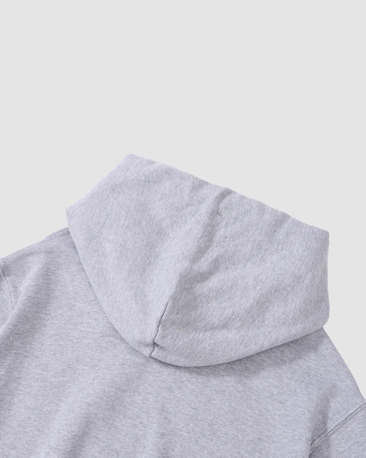 HEATHER GREY KNIT TIE HOODIE - Image 11