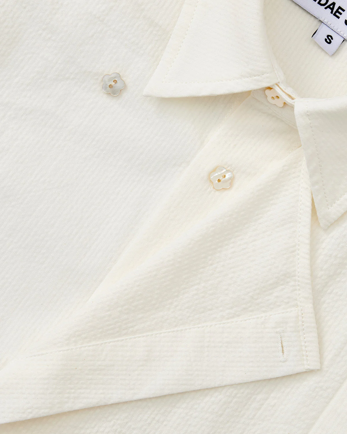 IVORY TIE GORUM SHIRT - Image 8
