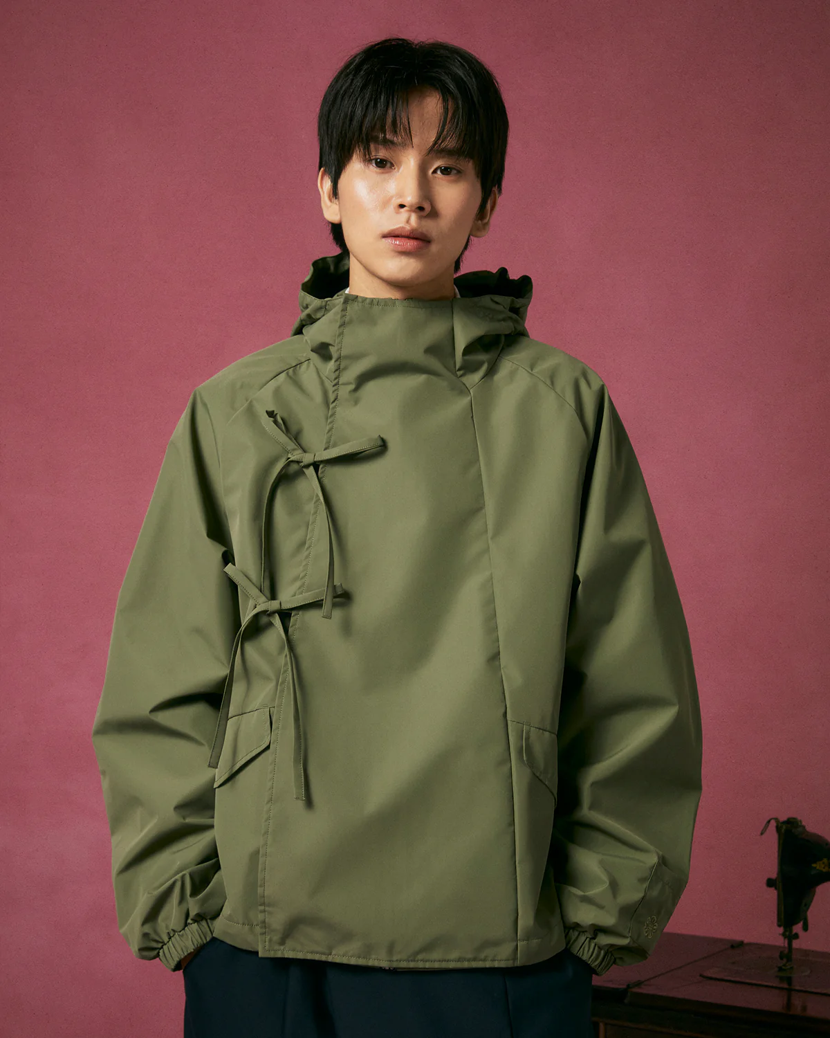 MATCHA JEOGORI TIE SHELL JACKET - Image 5