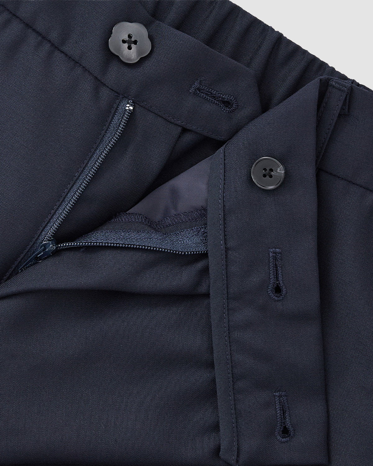 NAVY PLEATED HANBOK SLACKS - Image 3