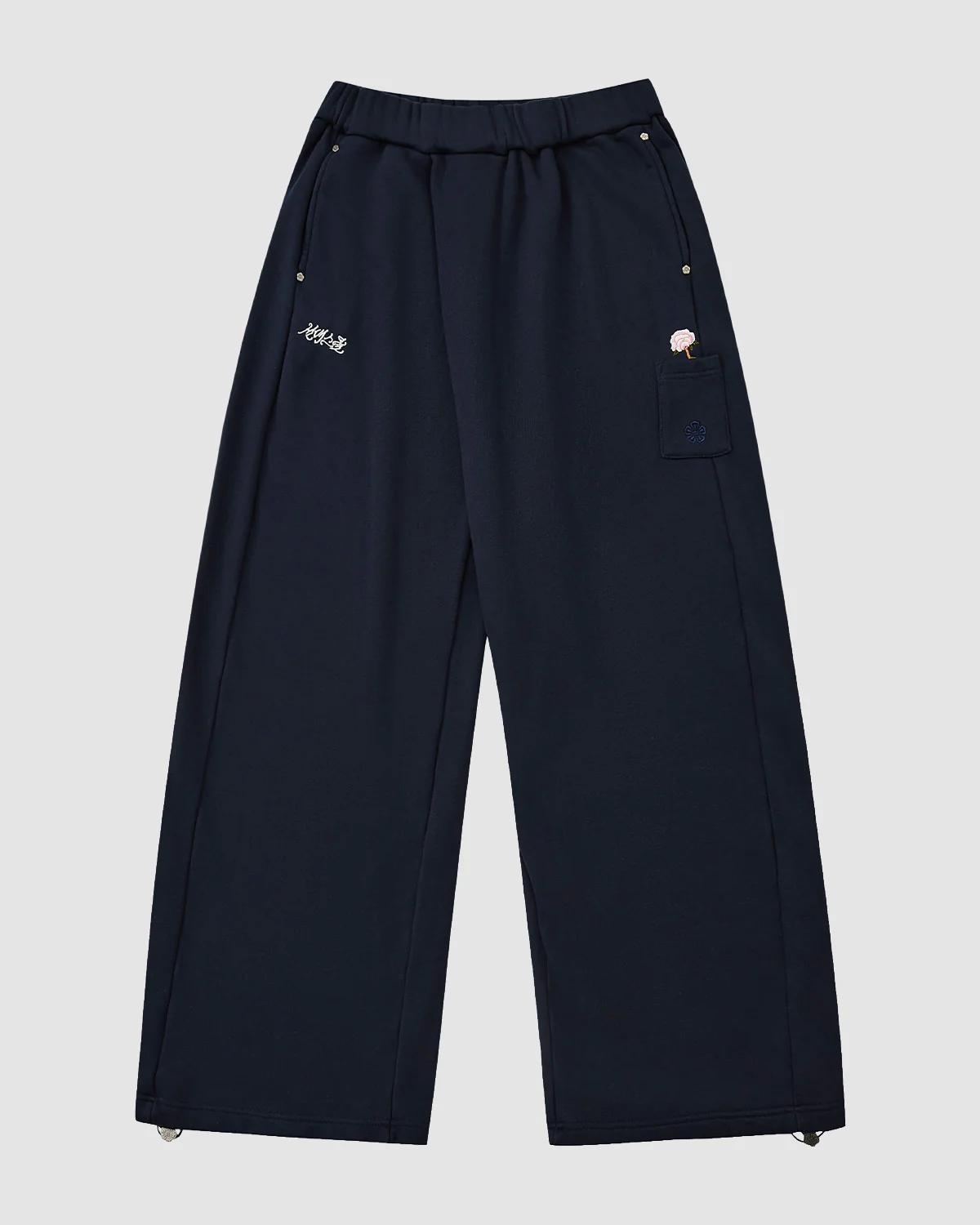 NAVY WRAP SWEATBAJI