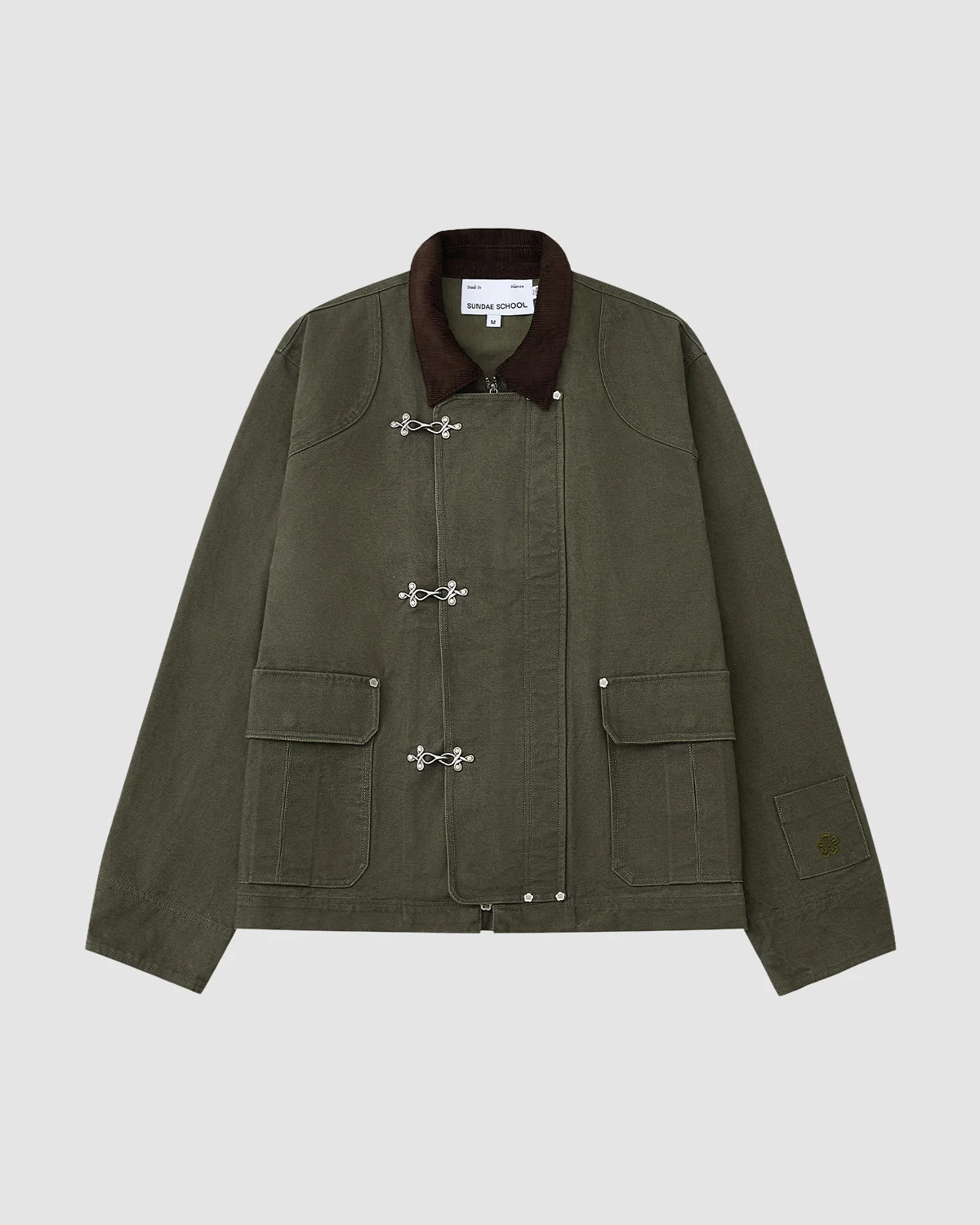 OLIVE FIREMAN CLASP JACKET