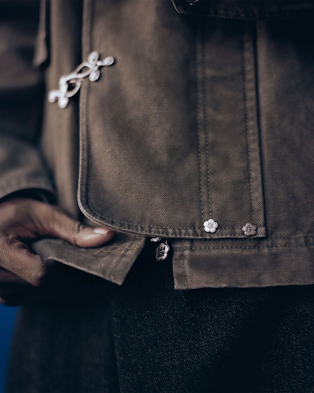 OLIVE FIREMAN CLASP JACKET - Image 7