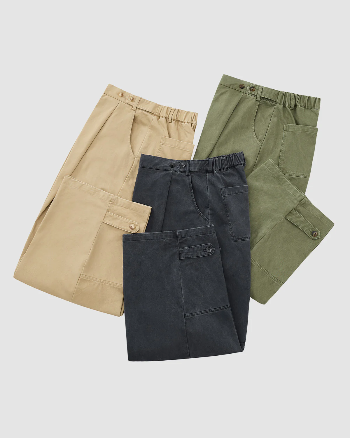 OLIVE HANBOK CHINO PANTS - Image 10