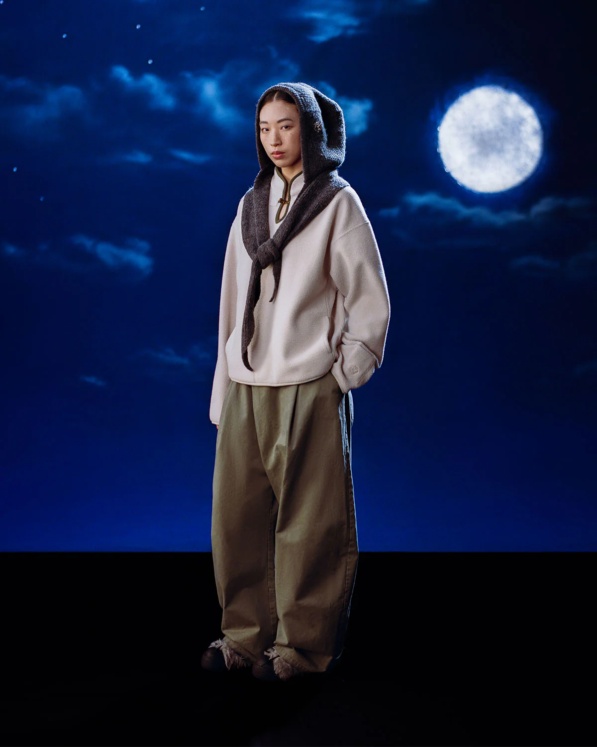OLIVE HANBOK CHINO PANTS - Image 5