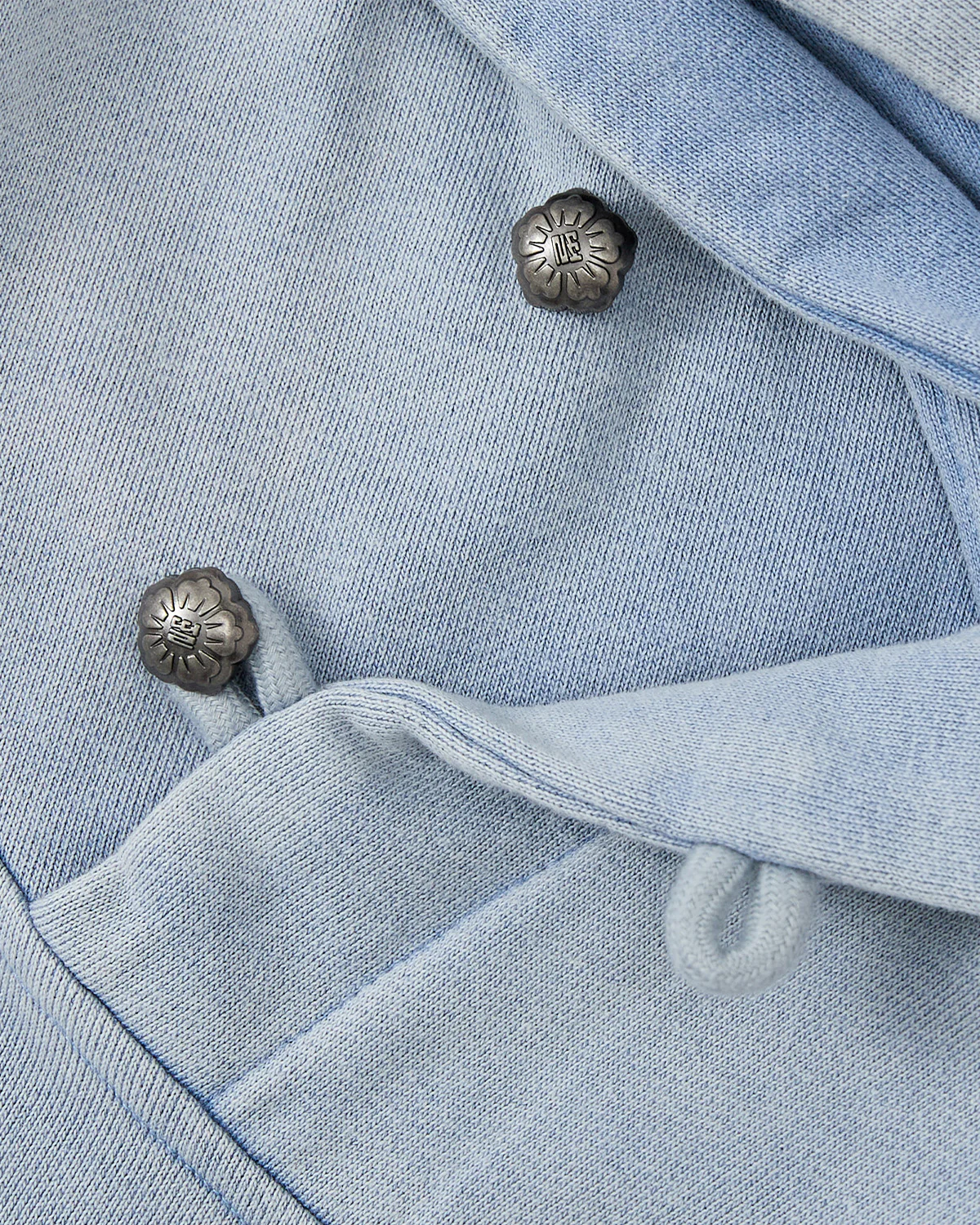 SKY BLUE COCOON HOODIE - Image 7