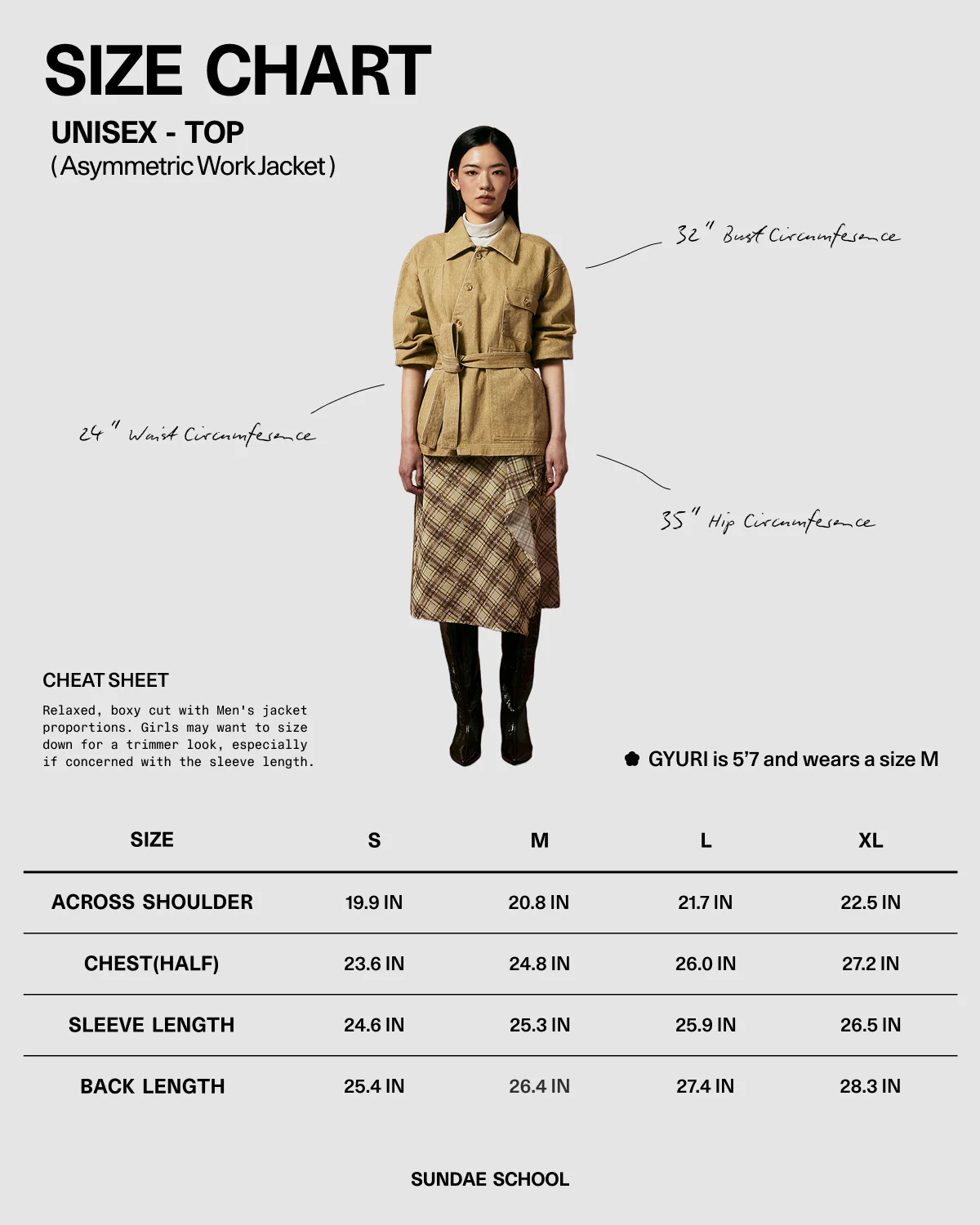 TAN ASYMMETRIC WORK JACKET - Image 10